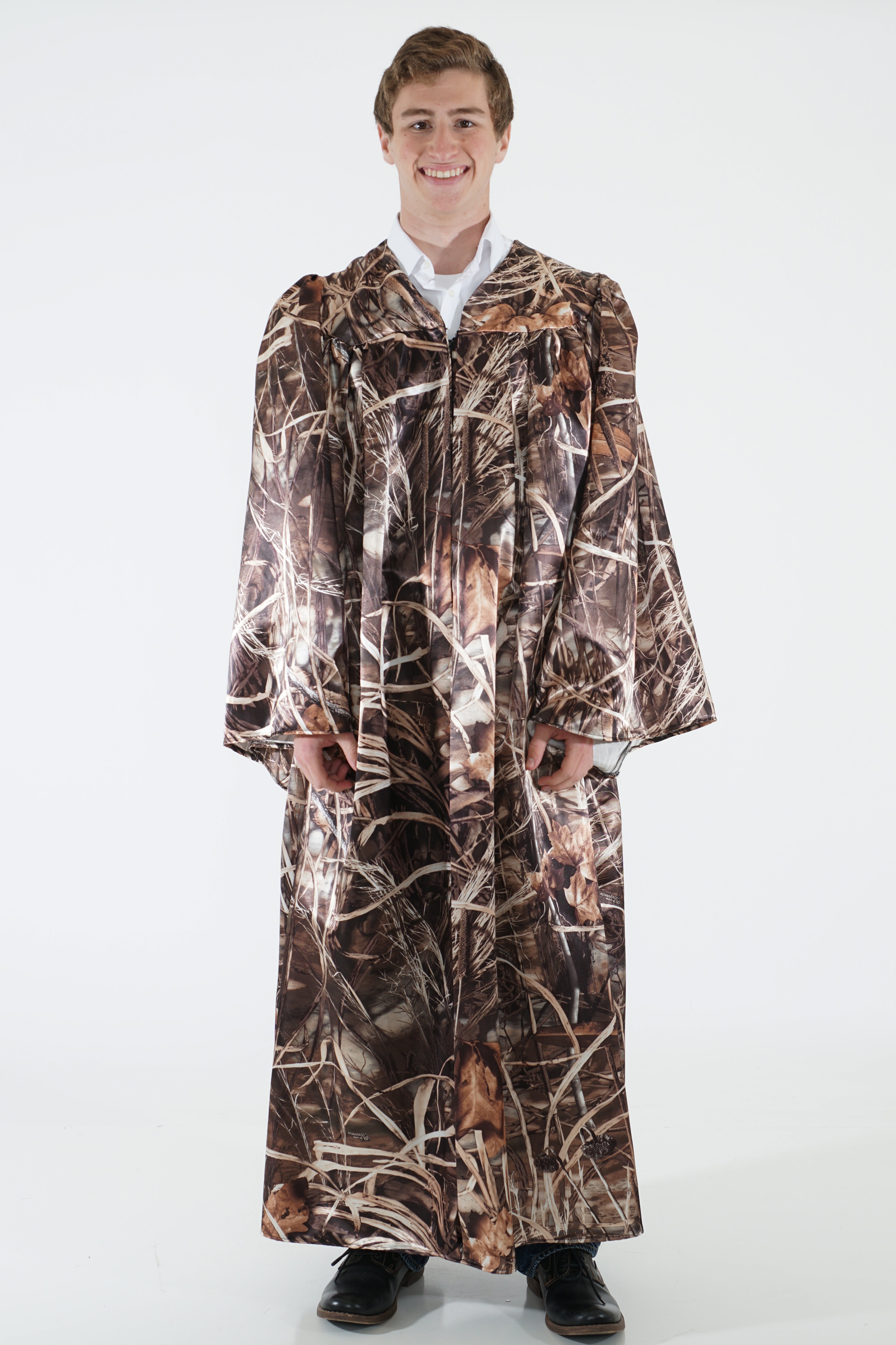 Graduation Cap and Gown Camo