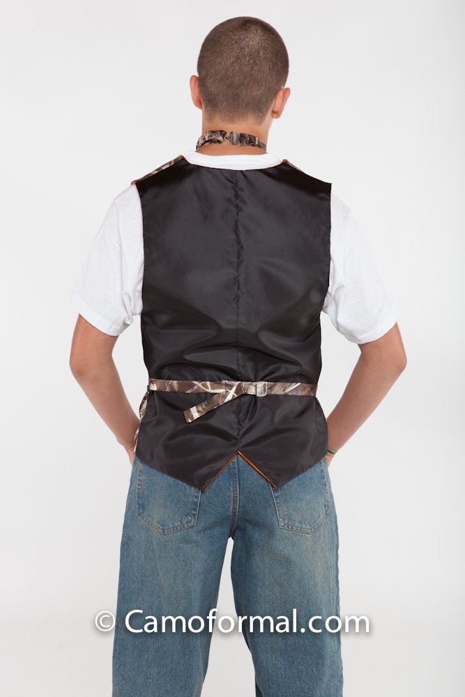 * Men's Camo Vest, XSM-5XL