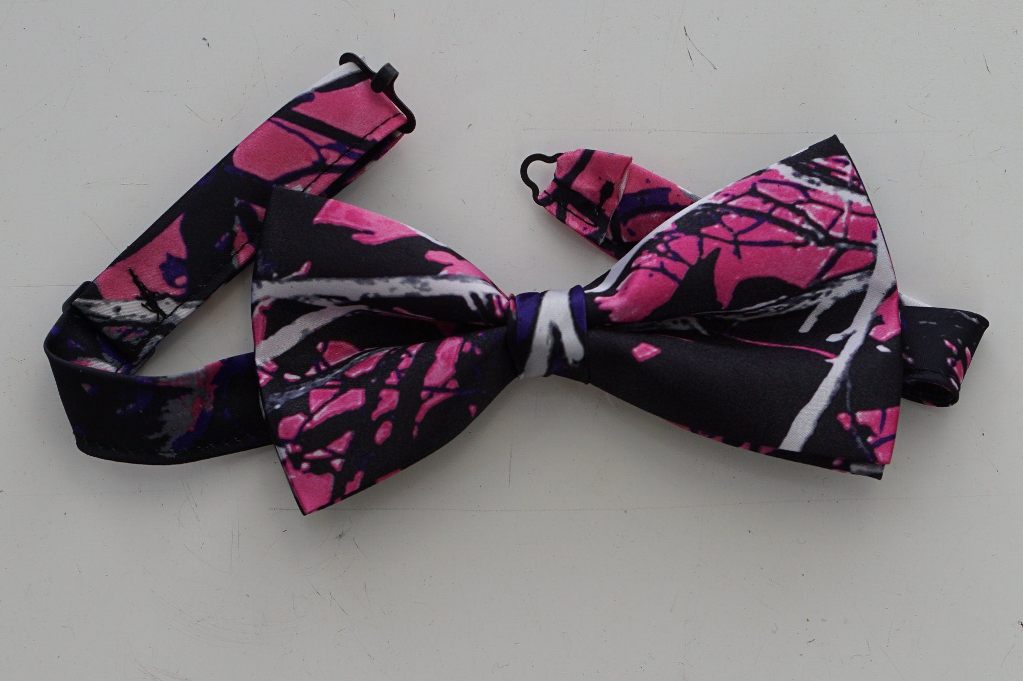 Men's Camo Bow Tie, Moon Shine Muddy Girl