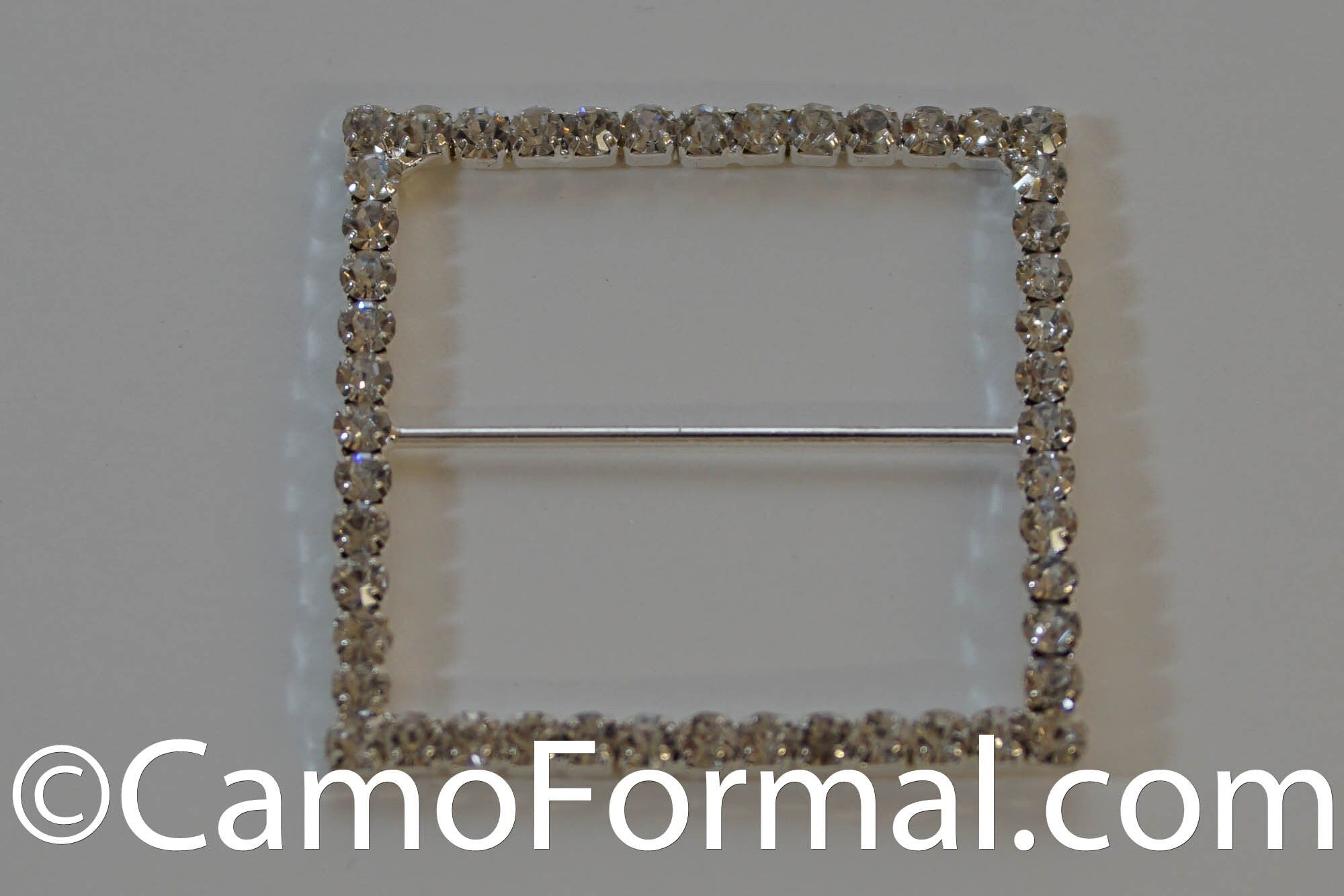 Sash 2"x 90" With Rhinestone Buckle Accent. (Choose Buckle and Sash Color)