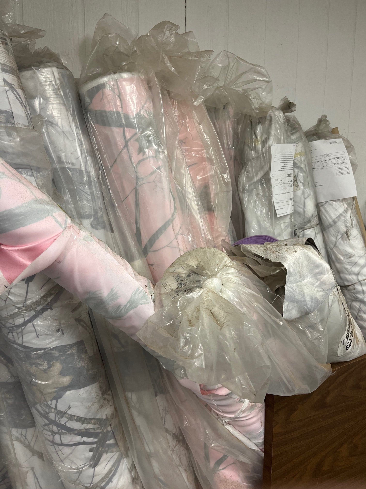 Fabric Roll Bulk Camo Satin Fabric, 60"Wide, 150 Yards, Choose Your Print. Great For Apparel and Other Projects