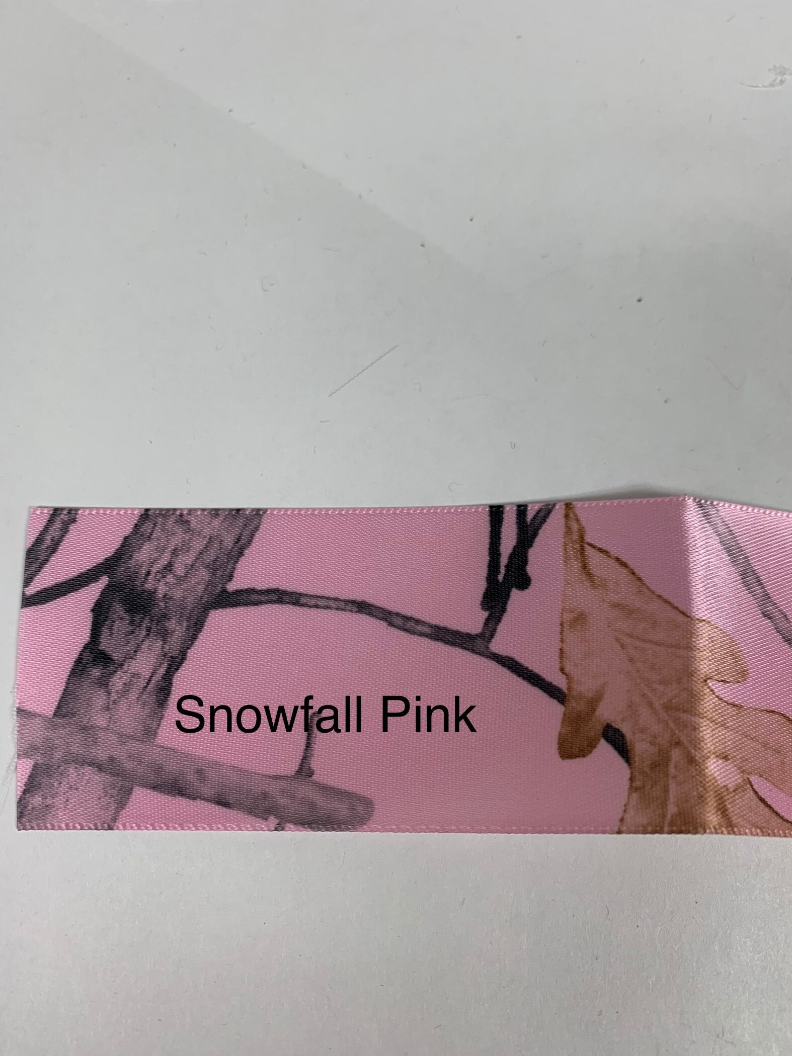 Camo Ribbon in Satin: 4 Sizes, 4 Prints