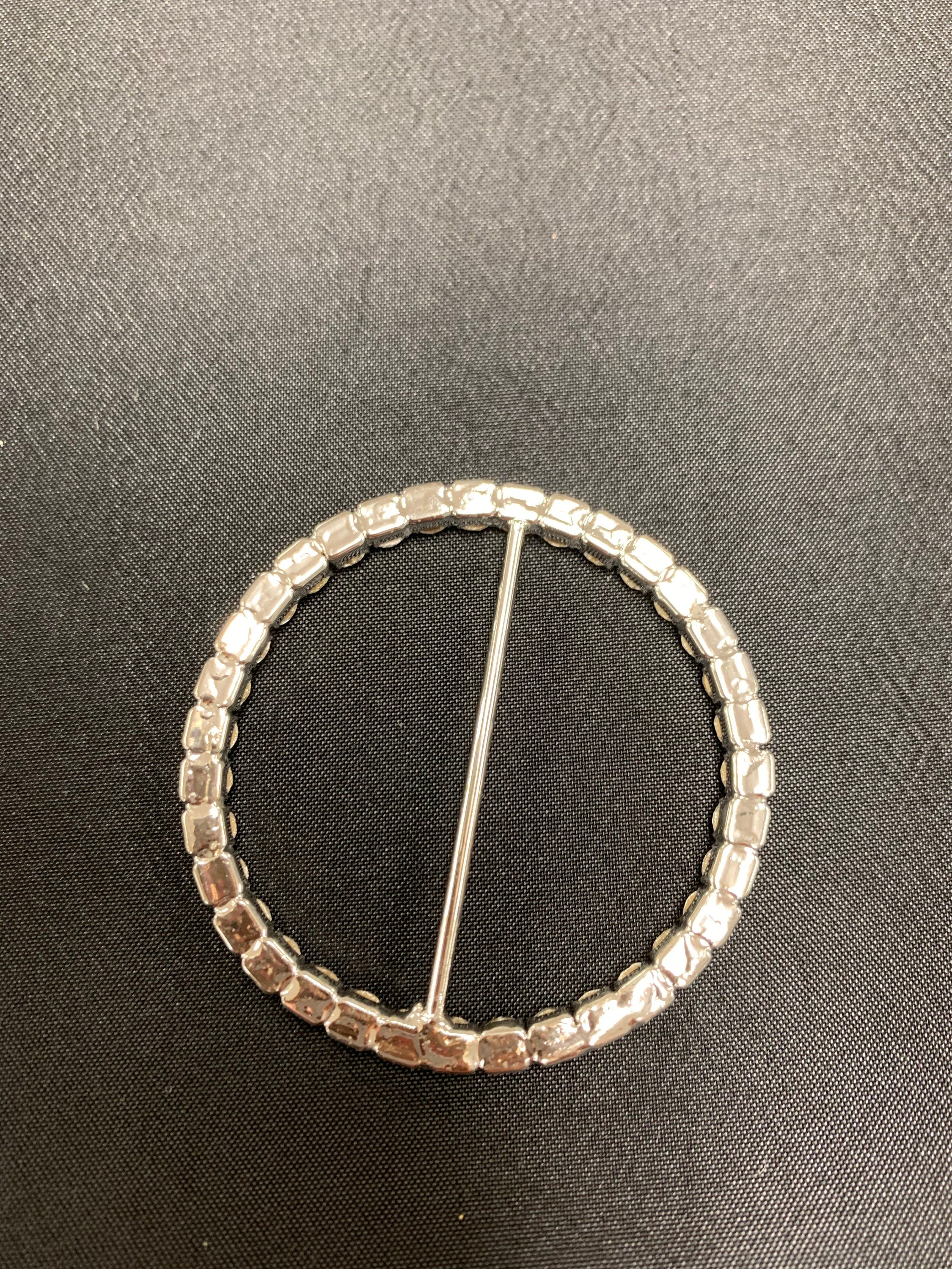 Rhinestone Circle Buckle, 12, Great For Many Things