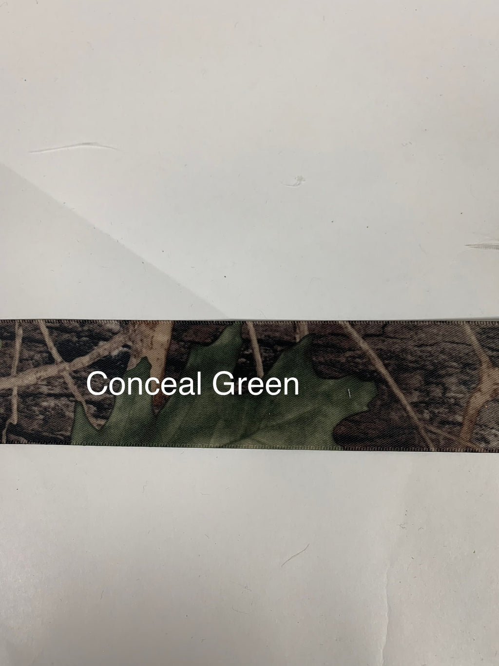 Camo Ribbon in Satin: 4 Sizes, 4 Prints