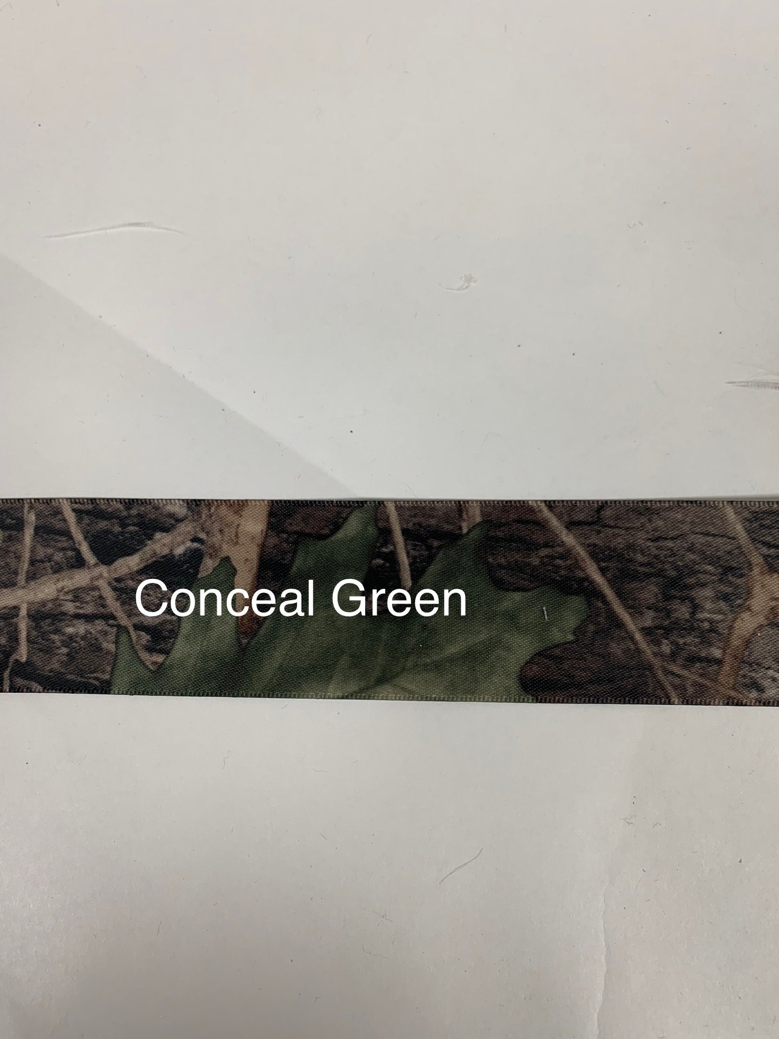 Camo Ribbon in Satin: 4 Sizes, 4 Prints