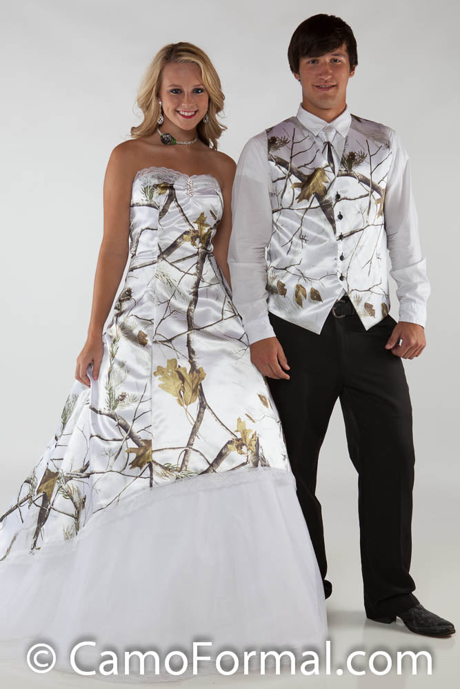Design Your Own from photos on file.  Request Price Quote via email to info@camoformal.com