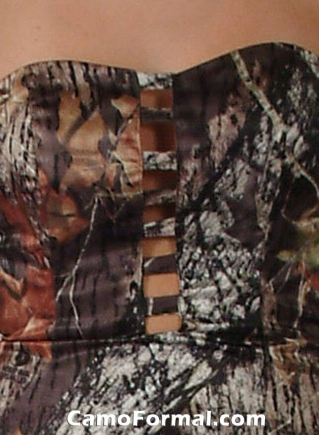 Sale 3031 Slim and Sexy Mossy Oak Camo Dress, Size 10