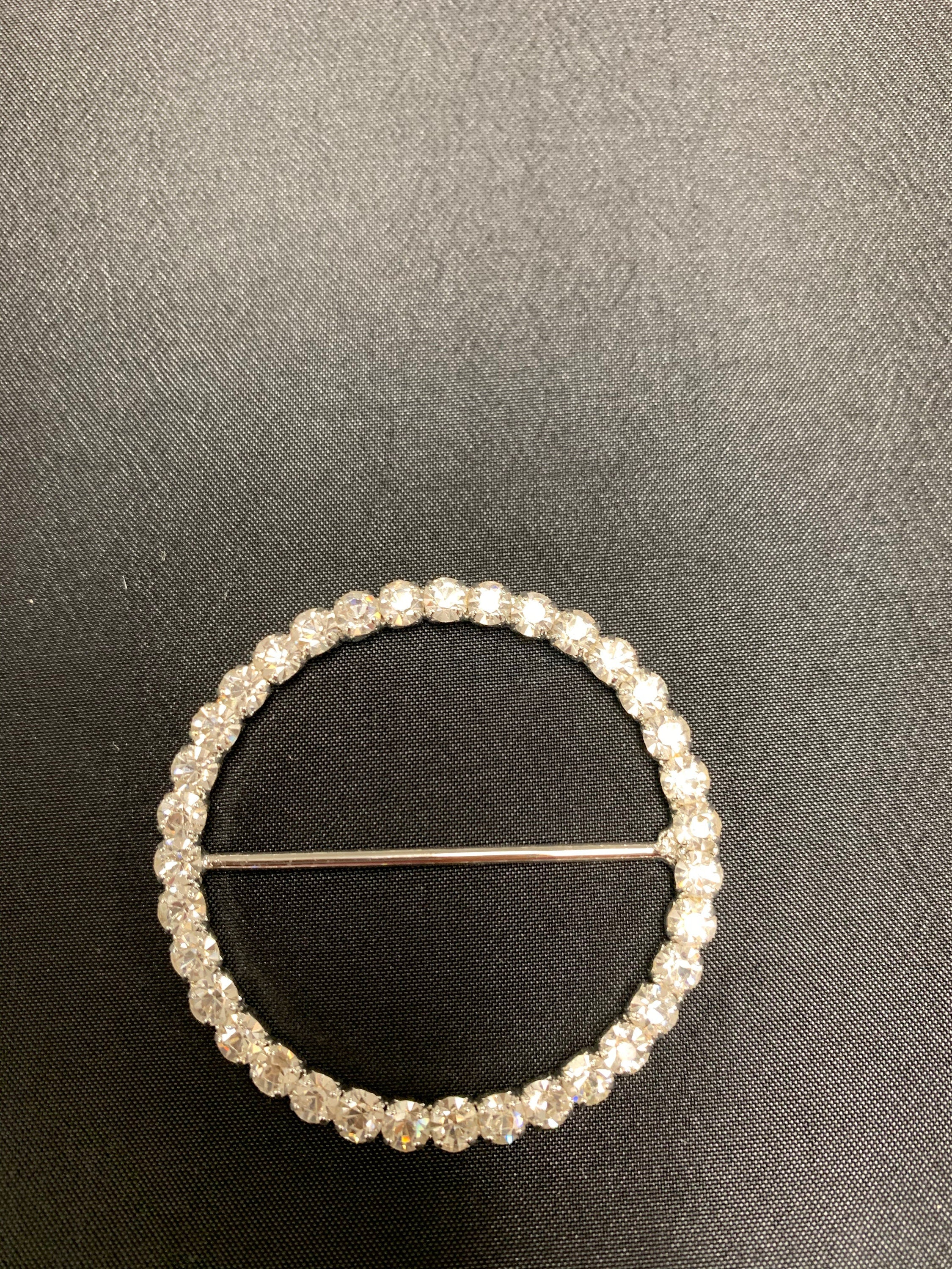 Rhinestone Circle Buckle, 12, Great For Many Things