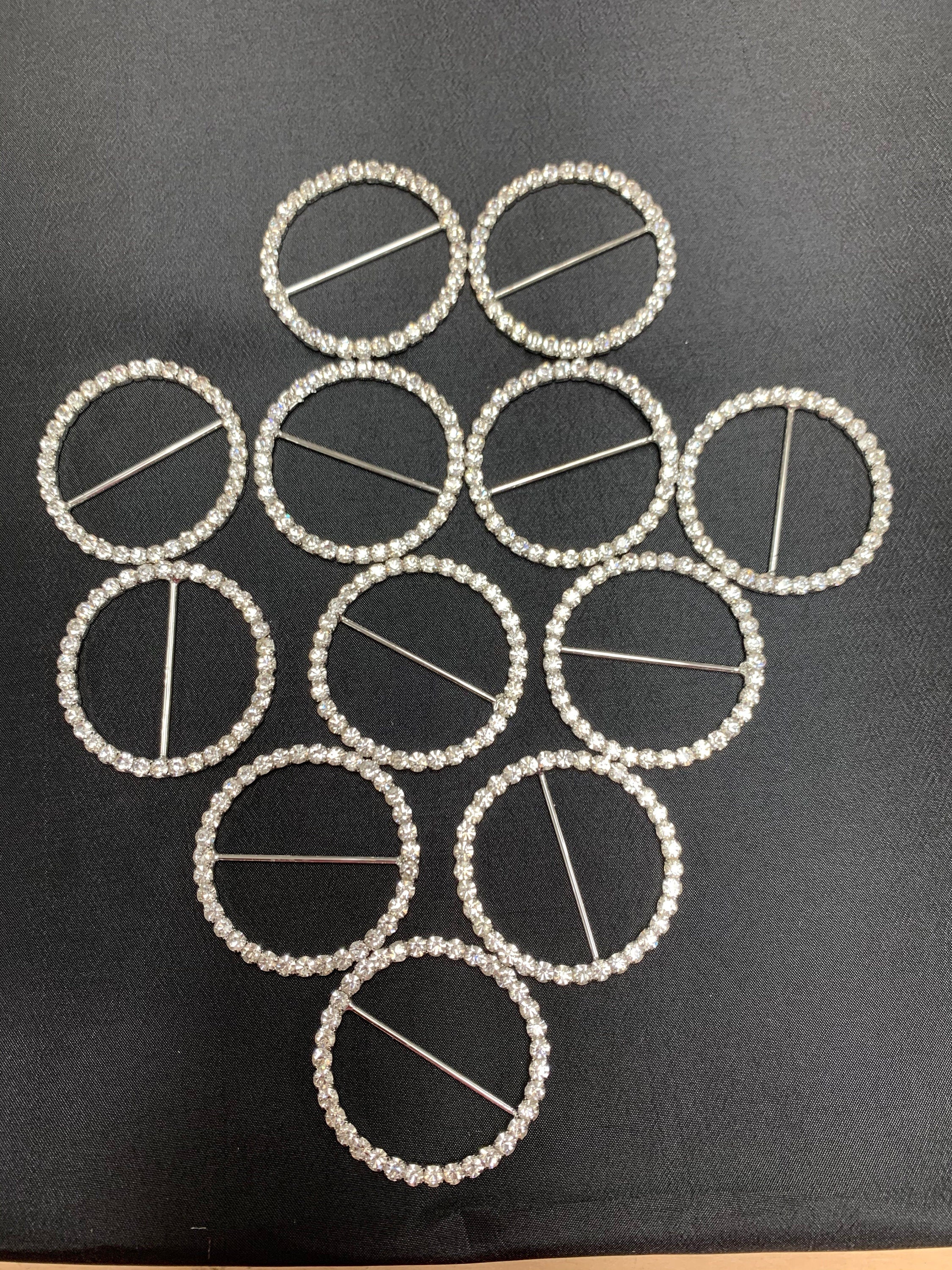 Rhinestone Circle Buckle, 12, Great For Many Things
