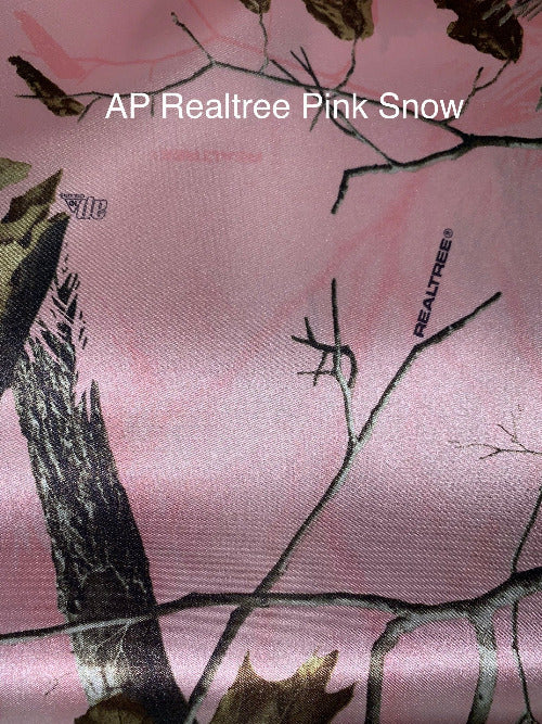 Garter Pink Camo Pearl/White Ribbon Boxed