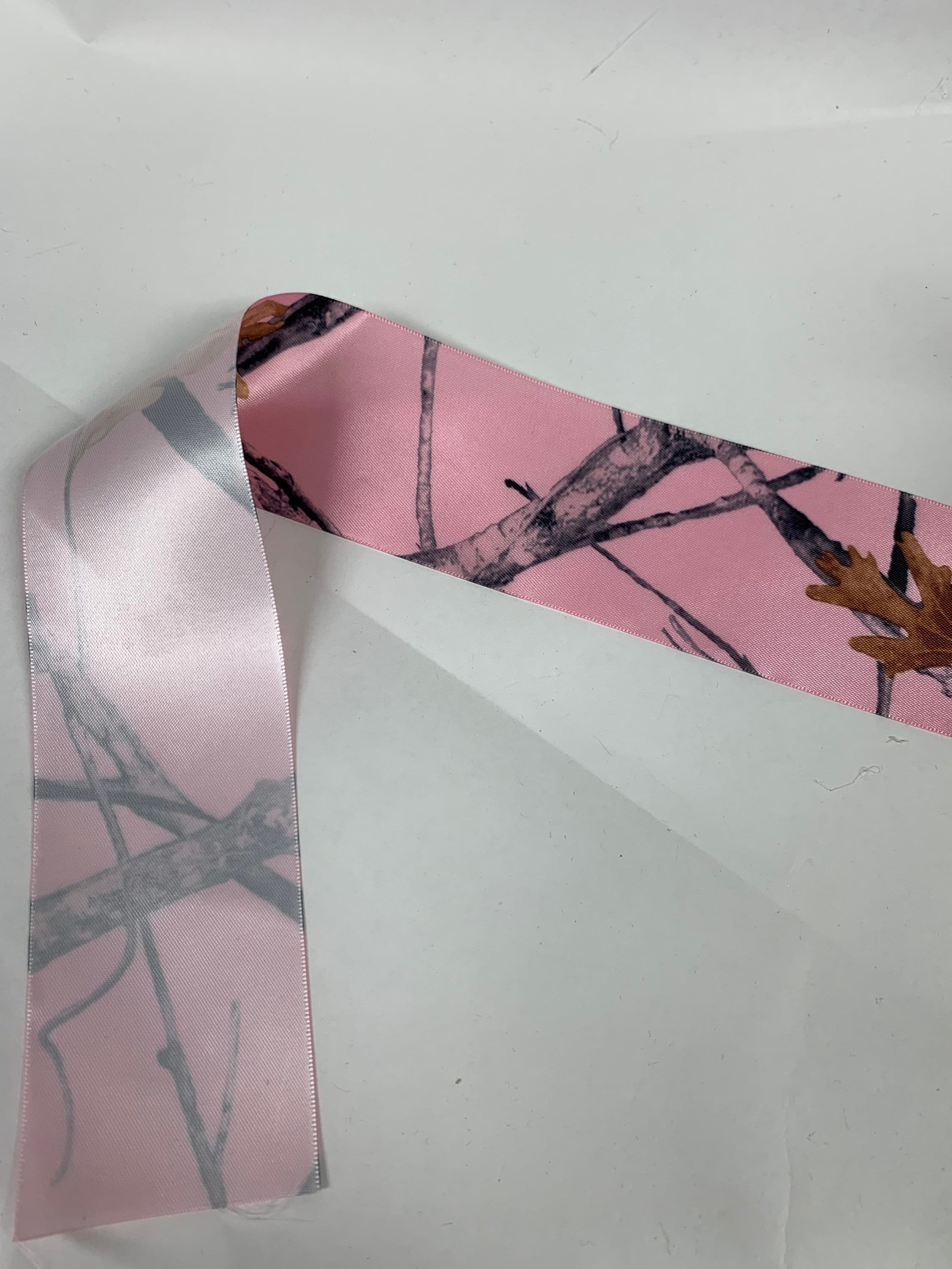 Camo Ribbon in Satin: 4 Sizes, 4 Prints