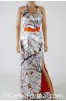 8694 Halter with Contrast Lining