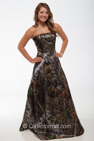 8898 Basic Camo Aline Dress