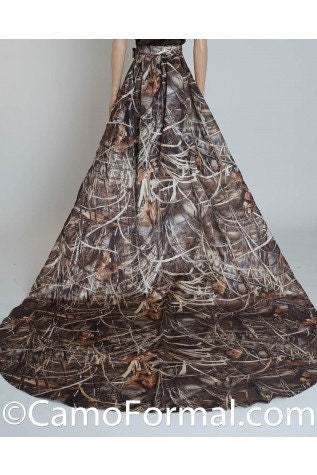 Roses Detachable Train Only (chose your Camo Print)