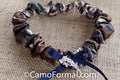Set of 2, Camo Garter for Bride and Groom