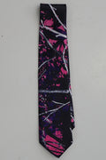 Men's Long Tie, Camo, shown in Moon Shine Muddy Girl
