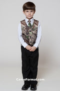 Boys Vest and Long Tie Set