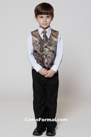 Boys Vest and Long Tie Set