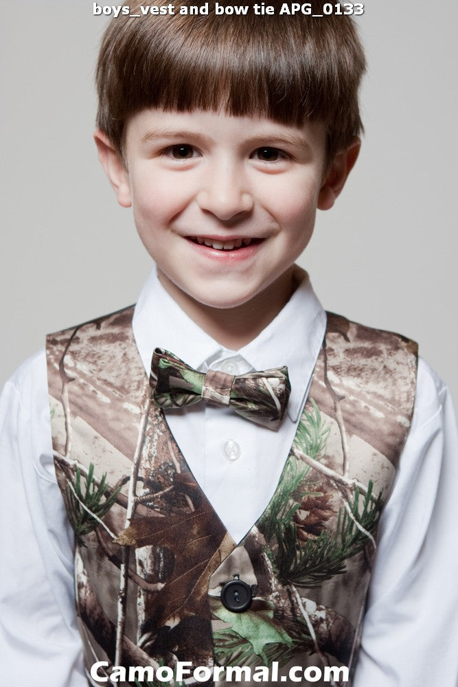 Boys Vest and Bow Tie Set