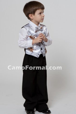 Boys Vest and Long Tie Set