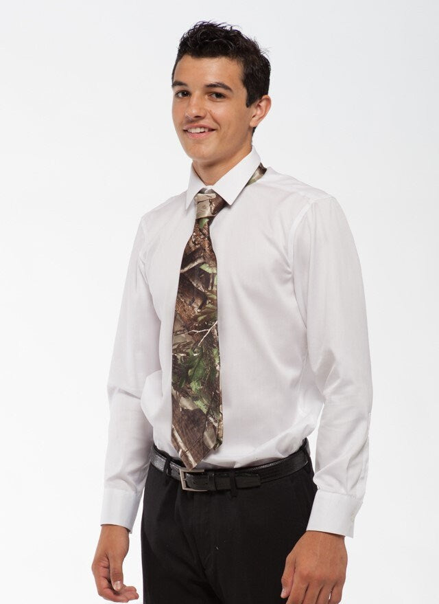 Men's Camo Long Tie (Choose your Camo Print)