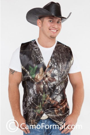 * Men's Camo Vest, XSM-5XL