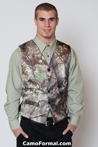* Men's Camo Vest, XSM-5XL